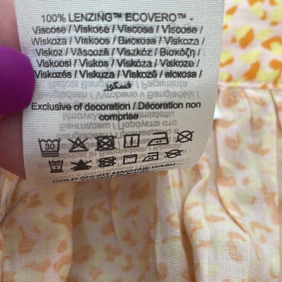 SELECTED Femme NWT Slfjalina short wrap skirt in pink chalk sz 8 - Picture 11 of 12